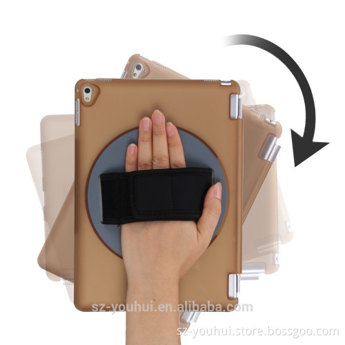 Hot selling cute 360 rotating smart leather case for iPad pro 9.7